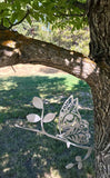 Butterfly silhouette tree art