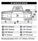 WARN VR EVO 10-S Winch for Jeep JL, Jeep JK, Jeep JT, Jeep CJ (Any Off-road Rig)